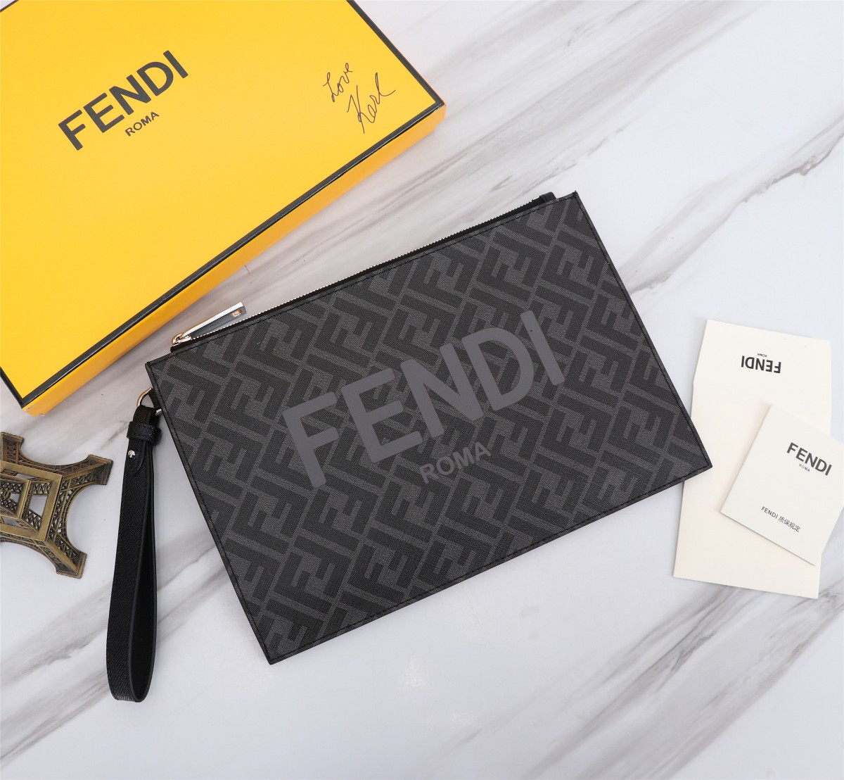 FENDI 芬迪 FEN.DI曲筱绡同款怪兽手包168568