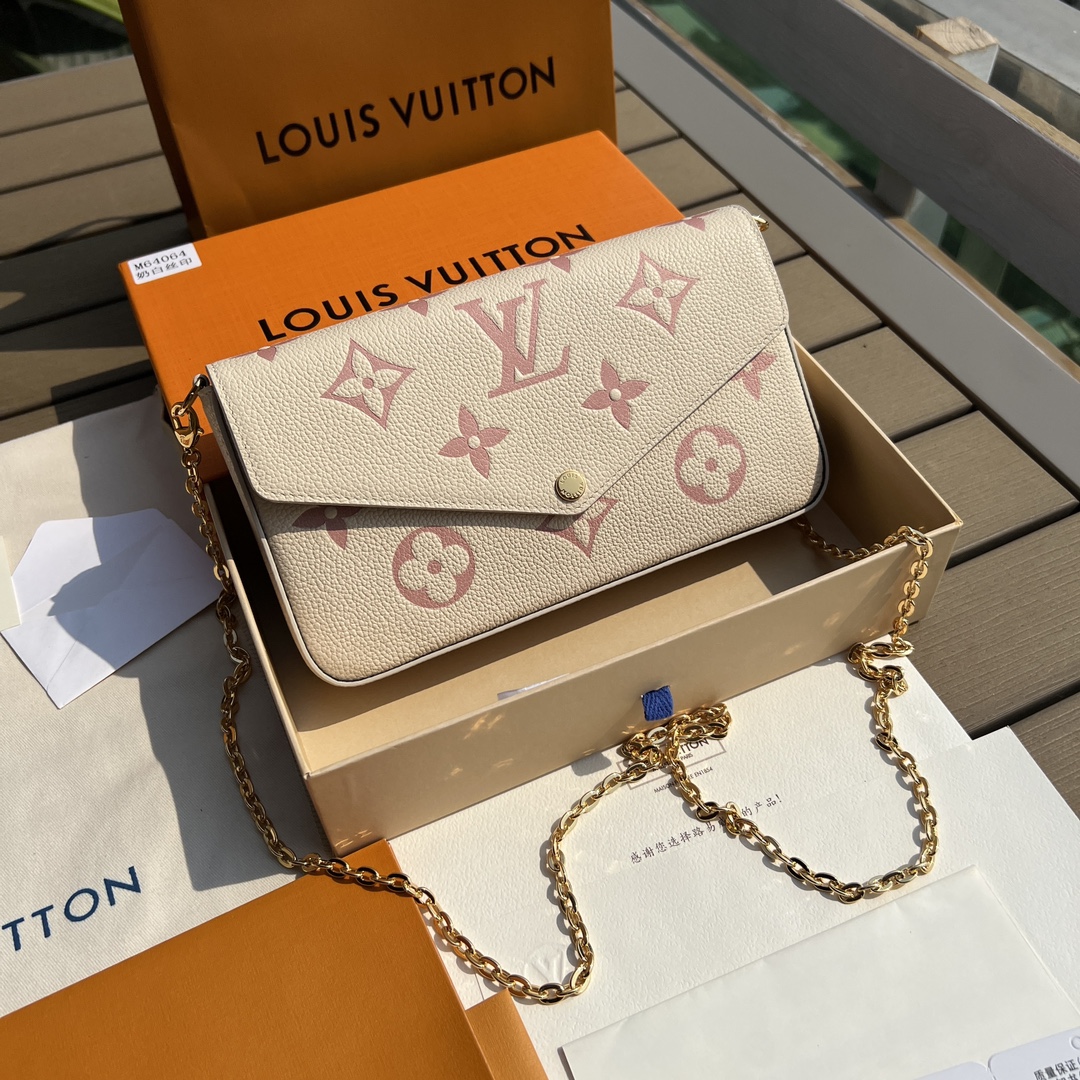 LOUIS VUITTON 路易威登Pochette Felicie 链条包