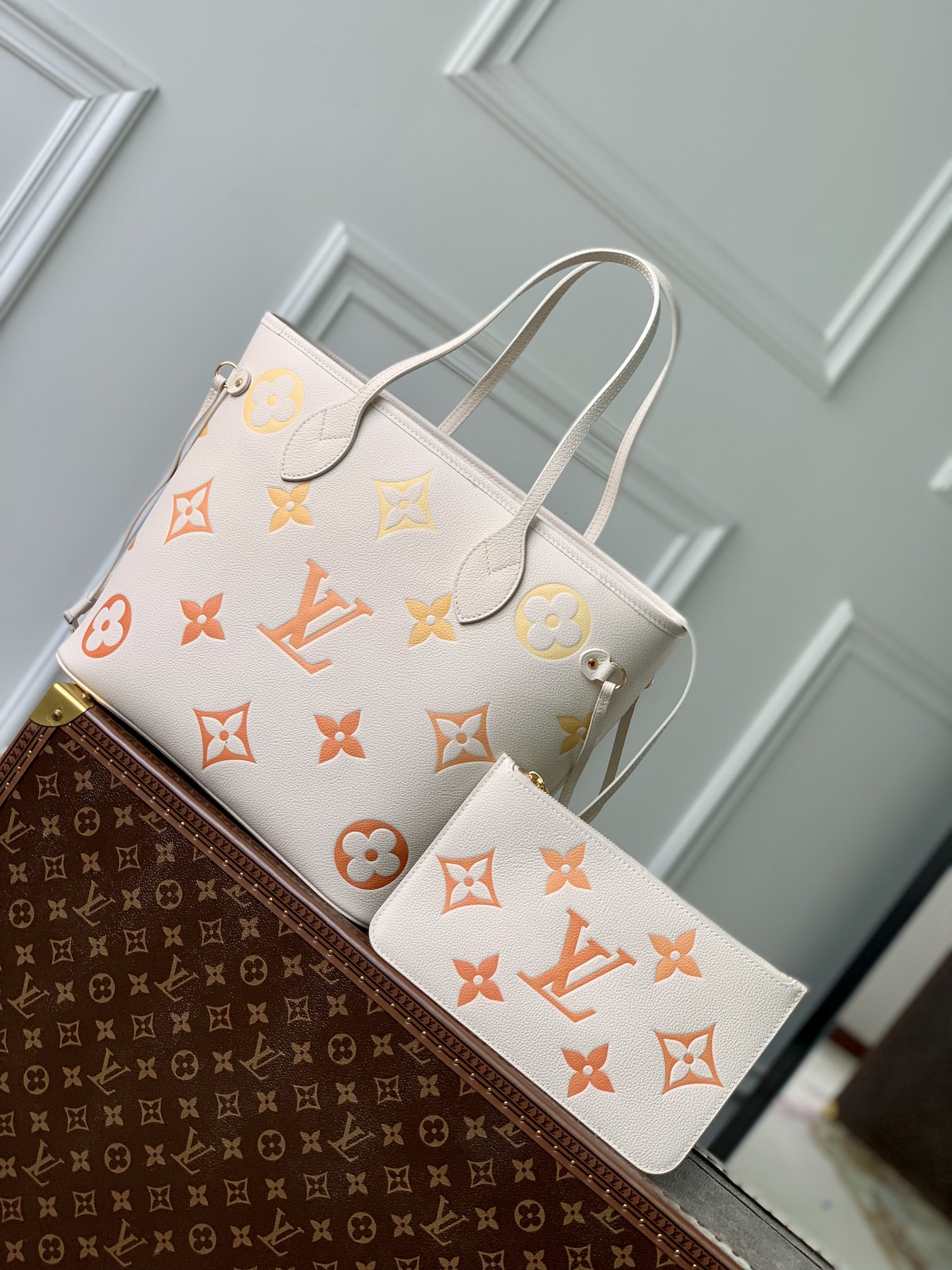 LOUIS VUITTON 路易威登Neverfull 中号手袋M46516