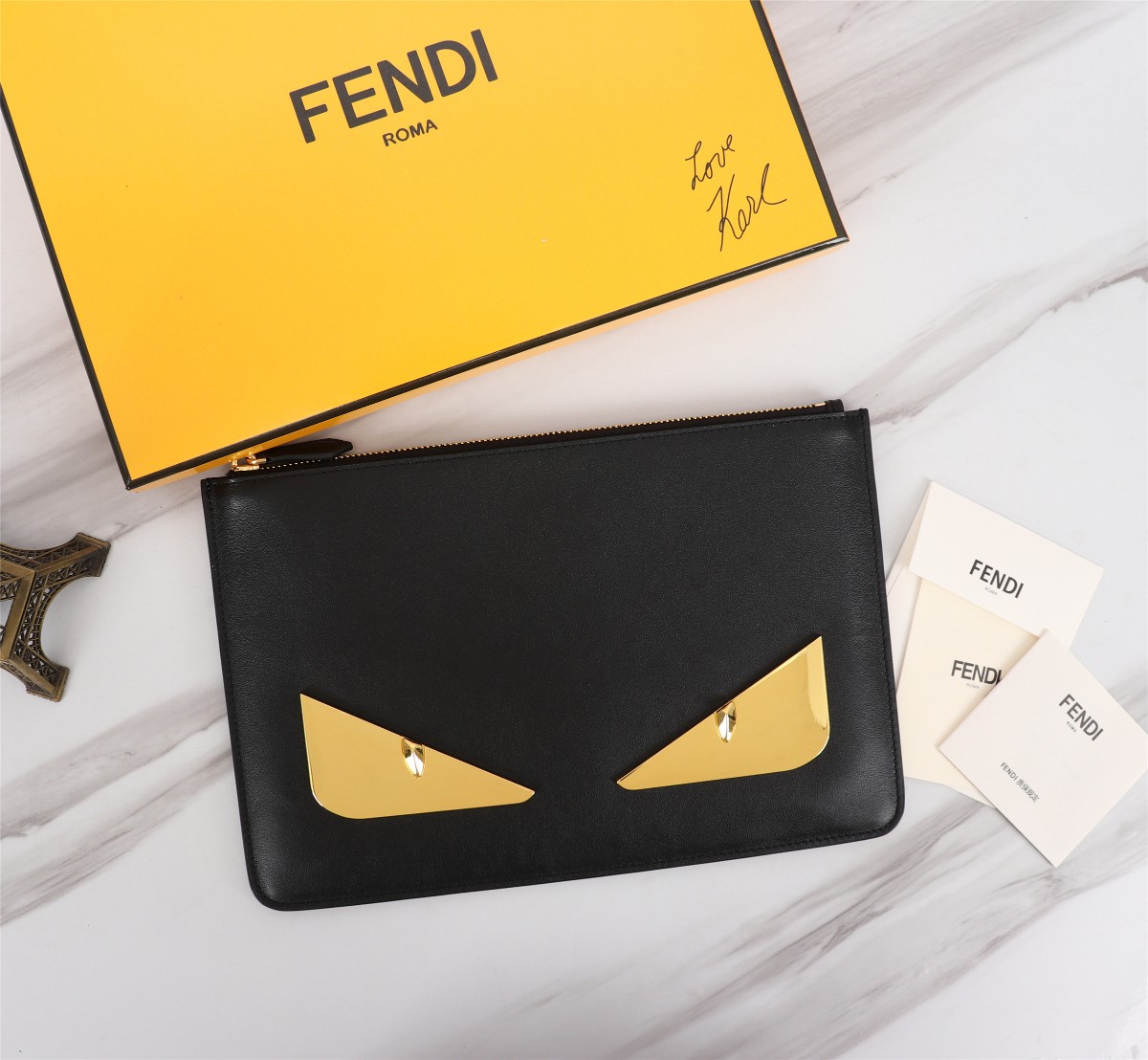 FENDI 芬迪 FEN.DI曲筱绡同款怪兽手包168568