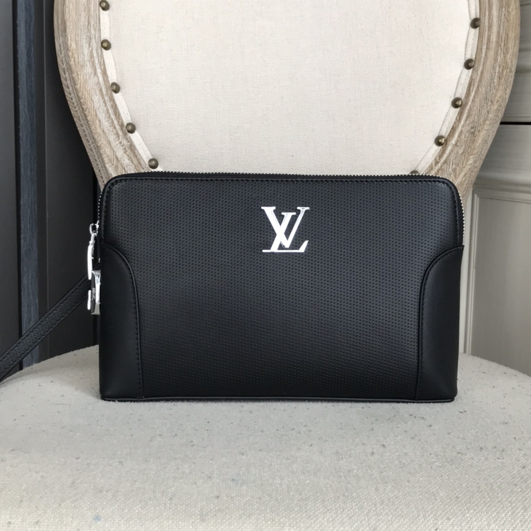 LOUIS VUITTON 路易威登密码锁男士翻盖手拿包8285